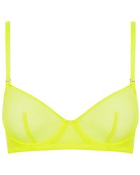 Maison Close - Corps À Corps Neon Doorzichtige Balconette Bh - Lyst