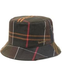 Barbour - Telfield Fischerhut Mit Schottenkaro - Lyst