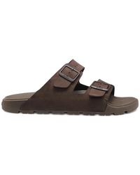 BOSS - Buckle-Strap Sandals - Lyst