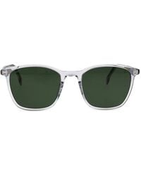 BOSS - Temple Logo Square-Frame Sunglasses - Lyst