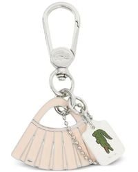 Lacoste - Lenglen Charm Keyring - Lyst