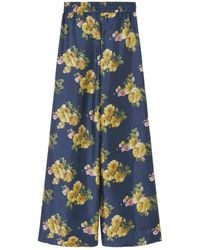 La DoubleJ - Floral-Print Palazzo Pants - Lyst