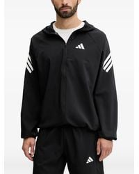 adidas - Adi365 Iconic Logo-Print Hooded Jacket - Lyst