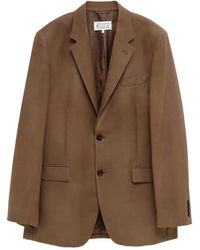 Maison Margiela - Button Single-Breasted Jacket - Lyst