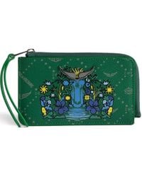 Zadig & Voltaire - Graphic-Print Zip-Around Wallet - Lyst