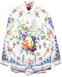 CAMILLA - Long Sleeve Oversized Shirt - Lyst