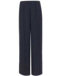 Vince - Pressed-Crease Wide-Leg Trousers - Lyst