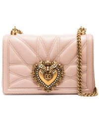 Dolce & Gabbana - Devotion Medium Schoudertas - Lyst