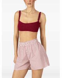 Paramidonna - Short De Plage Cora À Rayures - Lyst