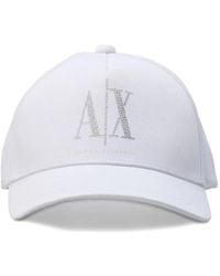 ARMANI EXCHANGE - Logo-Detail Baseball Cap - Lyst
