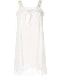 Shiatzy Chen - Lace-Panelled Mini Dress - Lyst
