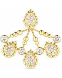 Boucheron - Serpent Bohéme ダイヤモンド ピアス 18kイエローゴールド - Lyst