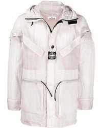 Stone Island - Hooded Lightweight Jacket - Lyst