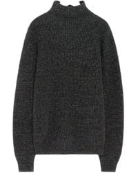 Lemaire - High-Neck Ribbed Sweater - Lyst