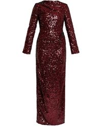 Erdem - Draped Long Sleev Dress - Lyst