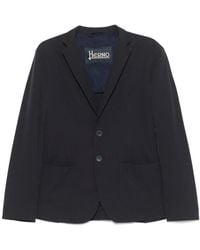 Herno - Single-Breasted Jacket - Lyst