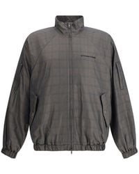 Balenciaga - Madras Nylon Jacket - Lyst