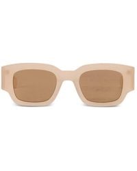 Ami Paris - Classical Sonnenbrille Mit Eckigem Gestell - Lyst