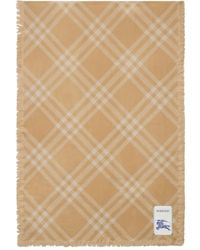 Burberry - Wide Check-Print Scarf - Lyst