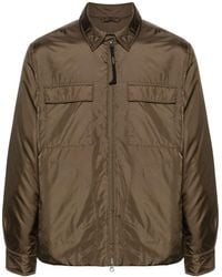 Aspesi - Zip-up Spread-collar Shirt Jacket - Lyst