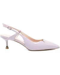 Liu Jo - Patent Faux-Leather Slingbacks - Lyst