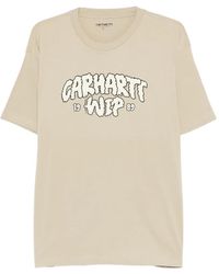 Carhartt - Logo-Print Crew-Neck T-Shirt - Lyst