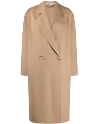 Stella McCartney - Oversized Double-Breasted Wool Coat - Lyst