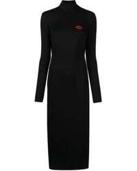 David Koma - Open-Back Jersey Midi Dress - Lyst