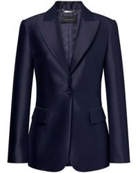 Alberta Ferretti - Mikado Blazer - Lyst
