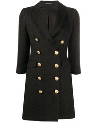 Tagliatore Annabelle Tweed Coat - Black
