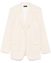 Theory - Blazer Con Solapa De Muesca - Lyst