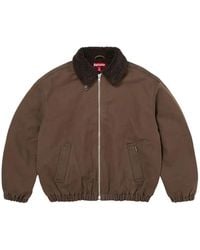 Supreme - Faux-Shearling Bomber Jacket - Lyst