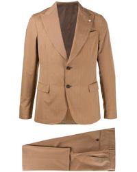 Manuel Ritz - Striped Single-Breasted Suit - Lyst
