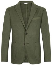 Boglioli - Blazer Con Due Bottoni E Tasca Applicata - Lyst