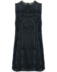 JNBY - Sleeveless Denim Dress - Lyst