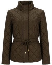 MICHAEL Michael Kors - Quilted Drawstring Puffer Jacket - Lyst