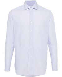 Lardini - Check-Pattern Shirt - Lyst