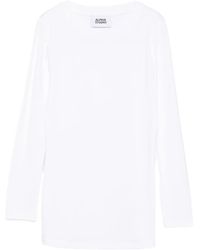 Alpha Studio - クルーネック ロングtシャツ - Lyst