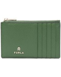 Furla - Medium Camelia Leather Card Holder - Lyst
