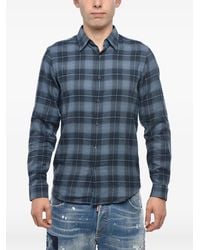 Theory - Plaid-Pattern Shirt - Lyst