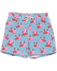 MC2 Saint Barth - X Big Babol Short De Bain Gustavia À Rayures - Lyst