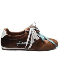 FARM Rio - Tassel-Detail Velvet Sneakers - Lyst