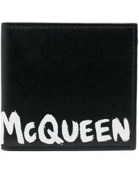 McQueen - Portemonnaie Mit Graffiti-Print - Lyst