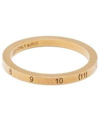 Maison Margiela - Numerical Semi-polished Ring - Lyst