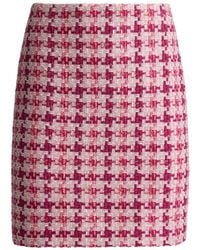 St. John - Skyler Tweed Rok - Lyst