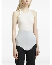 Rick Owens - Camiseta de tirantes con dobladillo redondeado - Lyst