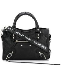 balenciaga mini city all black