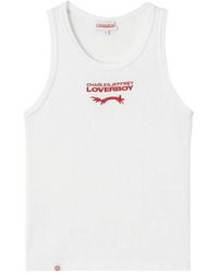 Charles Jeffrey - Logo-Embroidered Ribbed Tank Top - Lyst