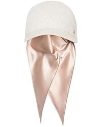 Manière De Voir - Bonnet Arianne À Détail Foulard Drapé - Lyst