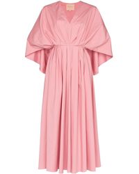 ROKSANDA Jurk Met Cape - Roze